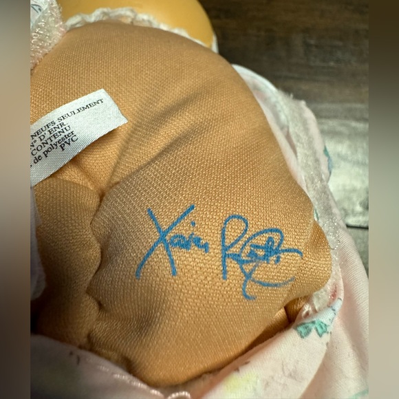 Cabbage Patch Babies 2004 Play Along Blue Eye Brown Hair Newborn Rare - Picture 9 of 12